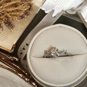 1 CTW Moissanite Ring